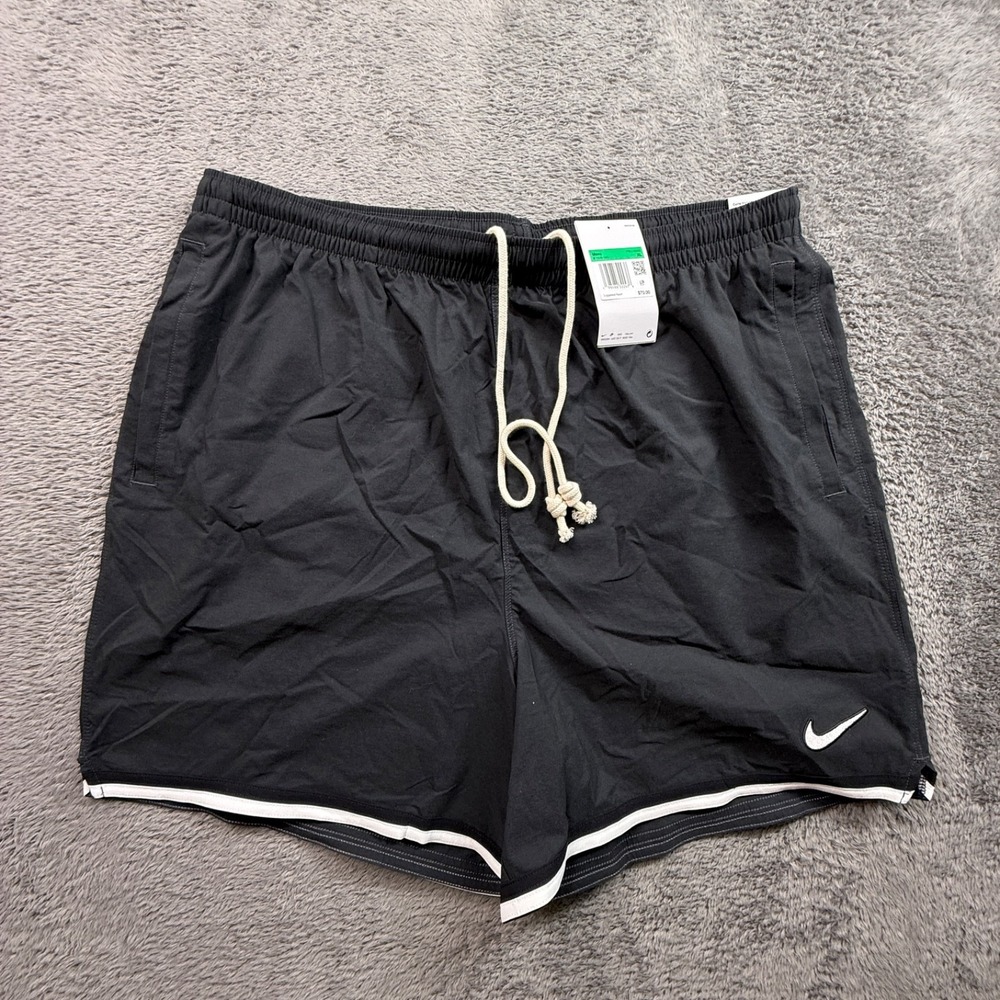 Nike Dri Fit Soccer Shorts 5" Inseam NWT Mens XL Loose Fit Charcoal Dark Gray